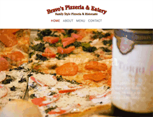 Tablet Screenshot of bravospizzeria.com